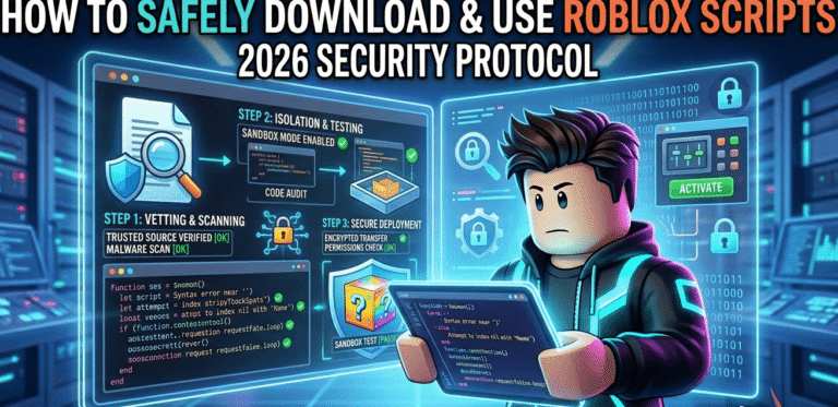 How-to-Safely-Download Use Roblox Scripts 2026 Security Protocol