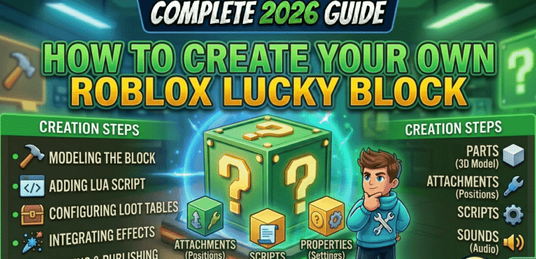 How to create your own Roblox Lucky Block