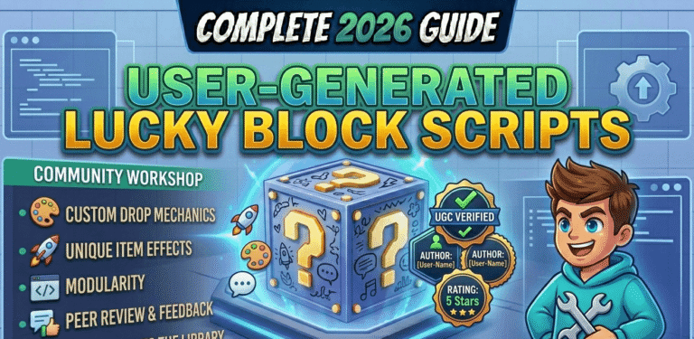 User generated Lucky Block Scripts